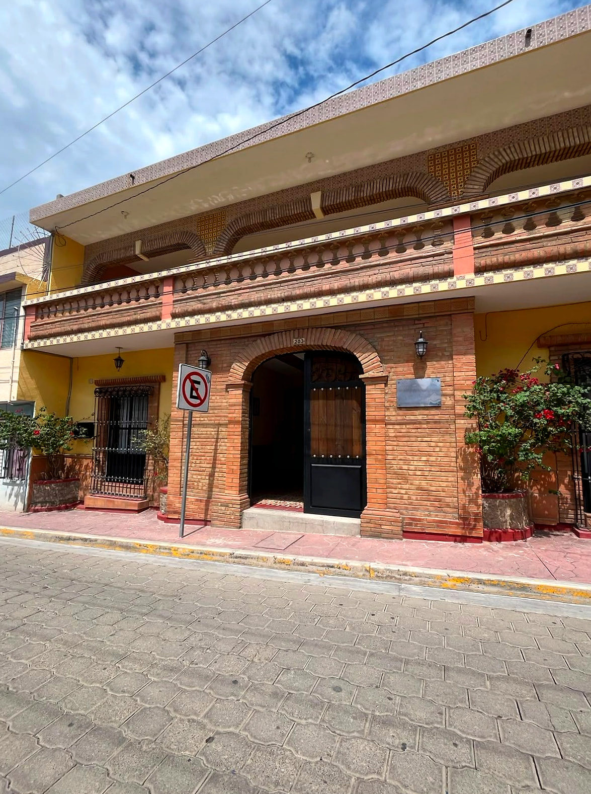 Entrada principal de la Notaria Publica No. 1 de Ajalpan